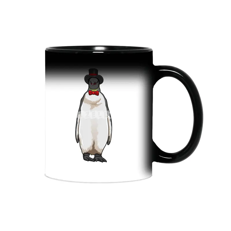 Penguin as Gentleman with Hat Sihirli Kupa