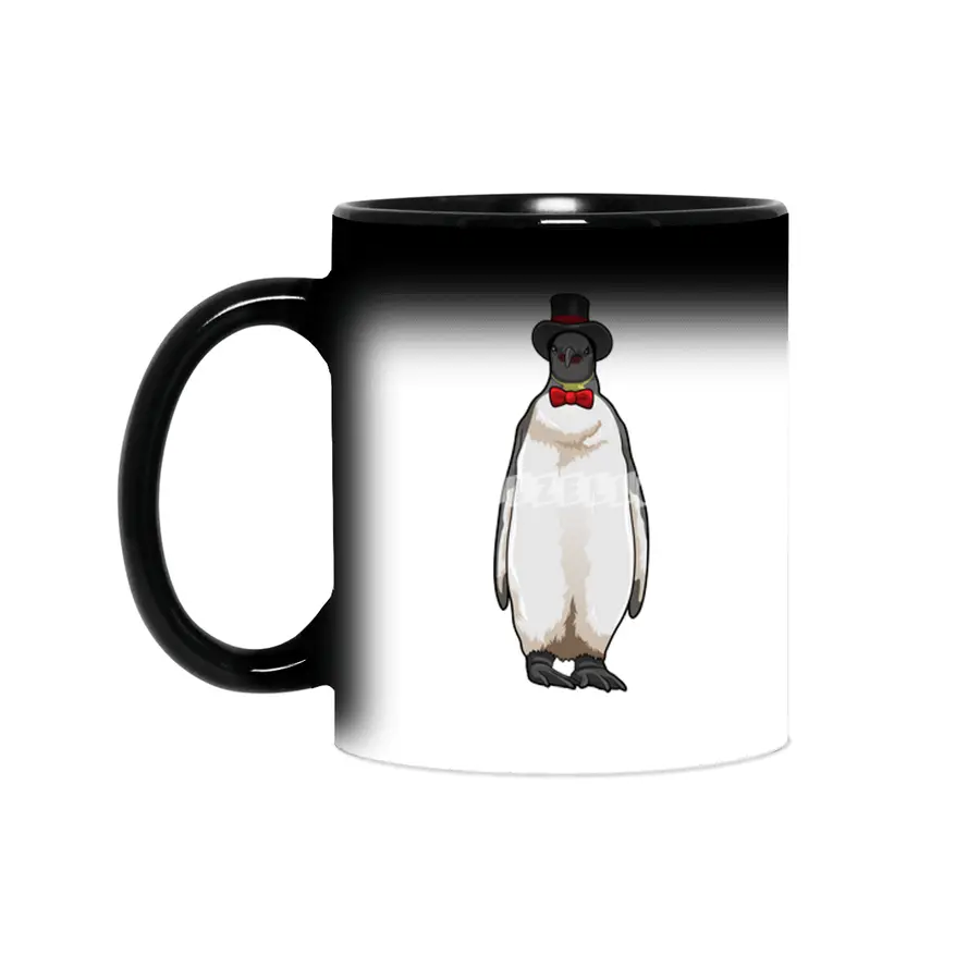 Penguin as Gentleman with Hat Sihirli Kupa
