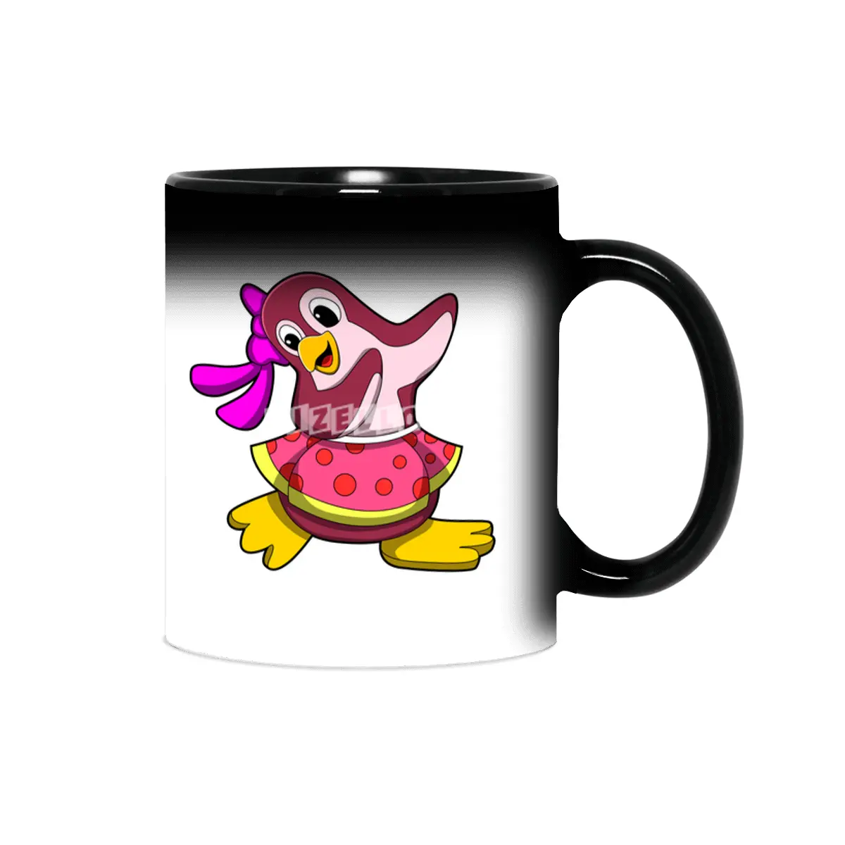 Penguin at Dance with Skirt Sihirli Kupa