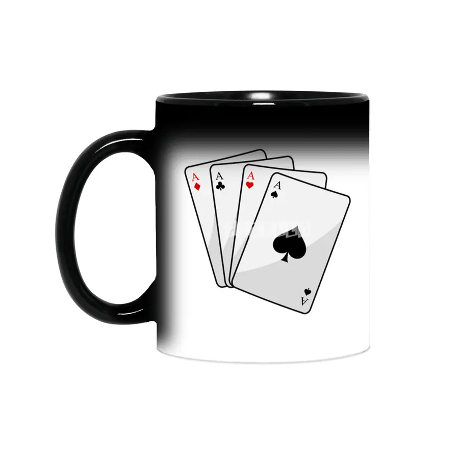 Quadruplets Aces Poker cards at Poker Sihirli Kupa