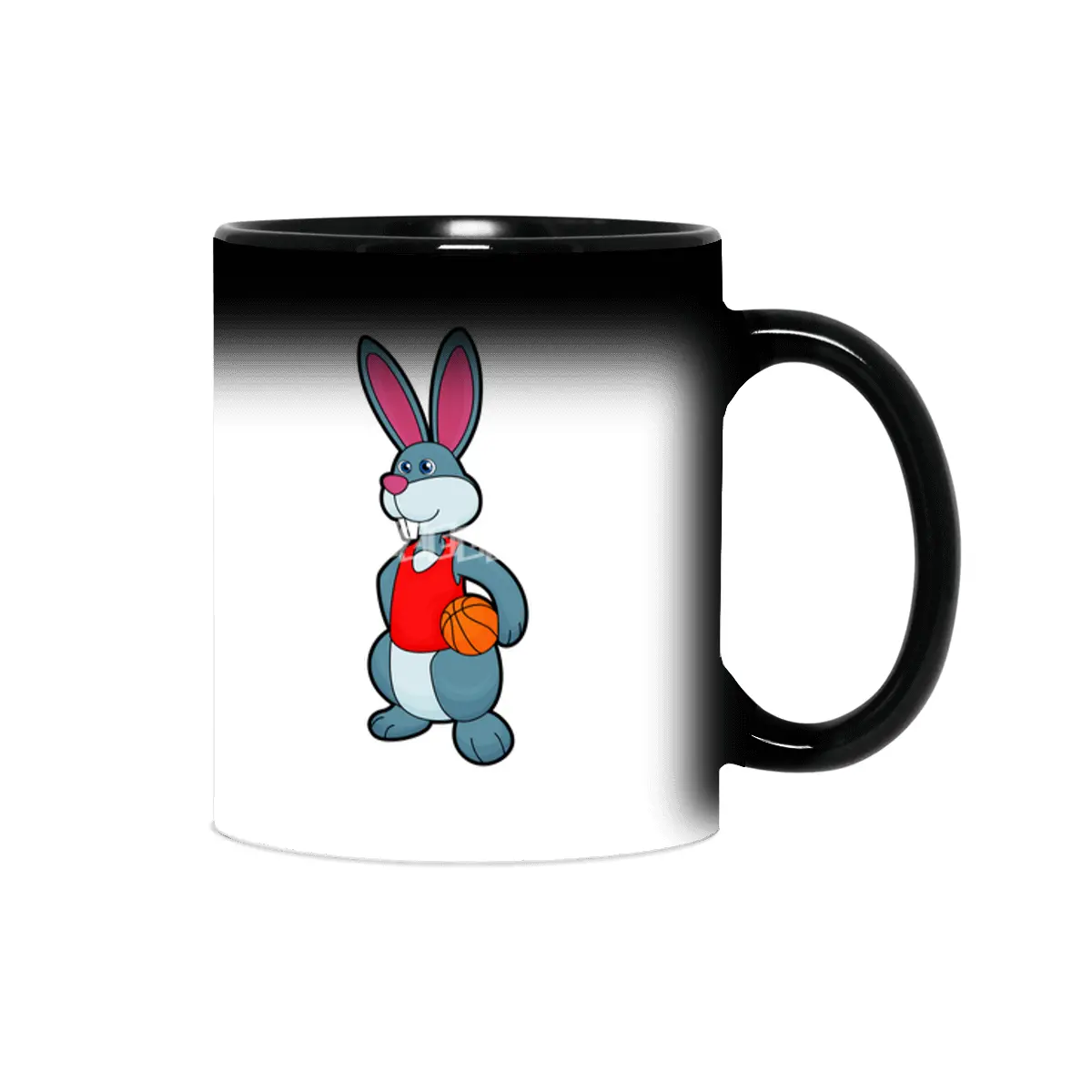 Rabbit as Basketball player with Basketball Sihirli Kupa
