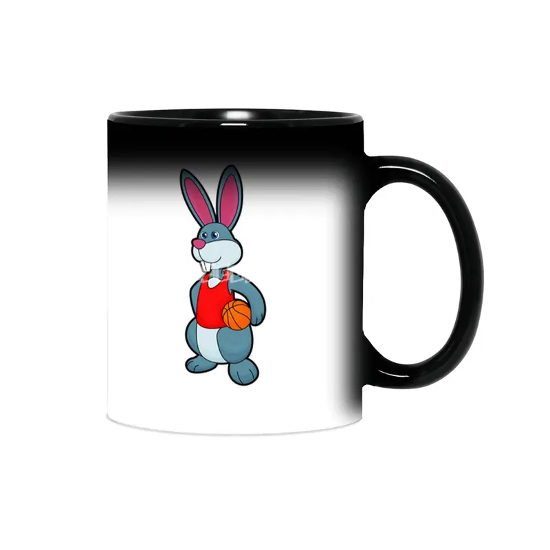 Rabbit as Basketball player with Basketball Sihirli Kupa