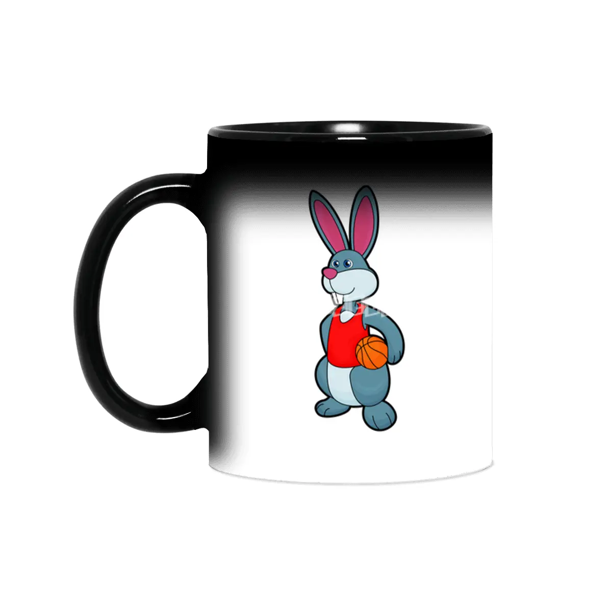 Rabbit as Basketball player with Basketball Sihirli Kupa