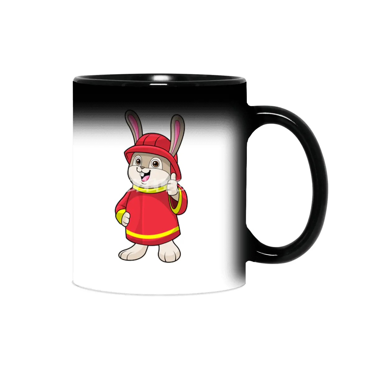 Rabbit as Firefighter with Helmet Sihirli Kupa