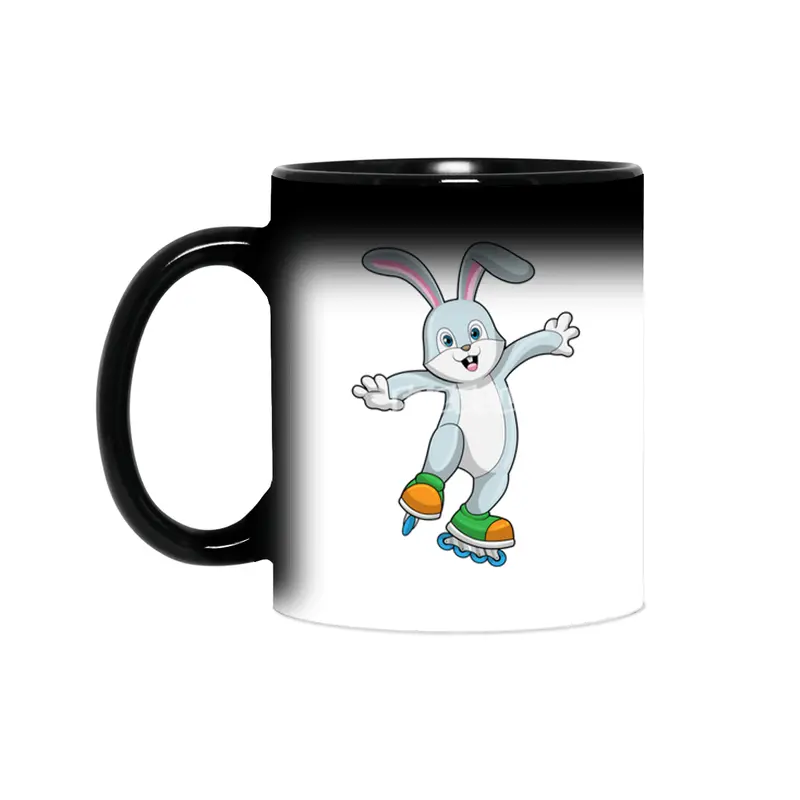 Rabbit as Skater with Inline skates Sihirli Kupa