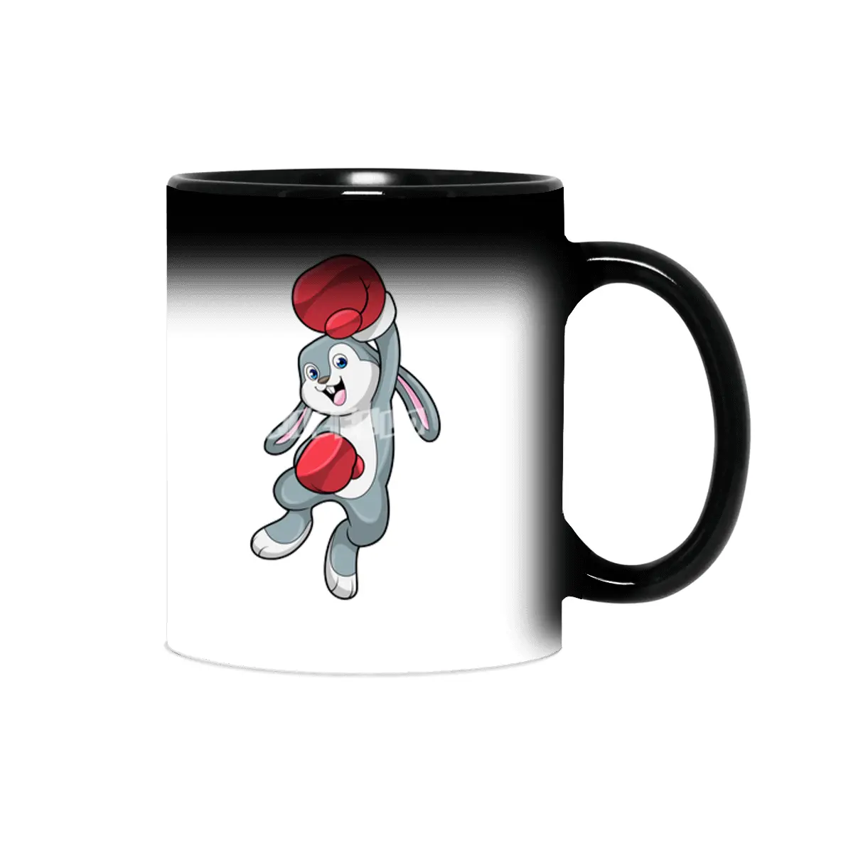 Rabbit at Boxing with Boxing gloves Sihirli Kupa