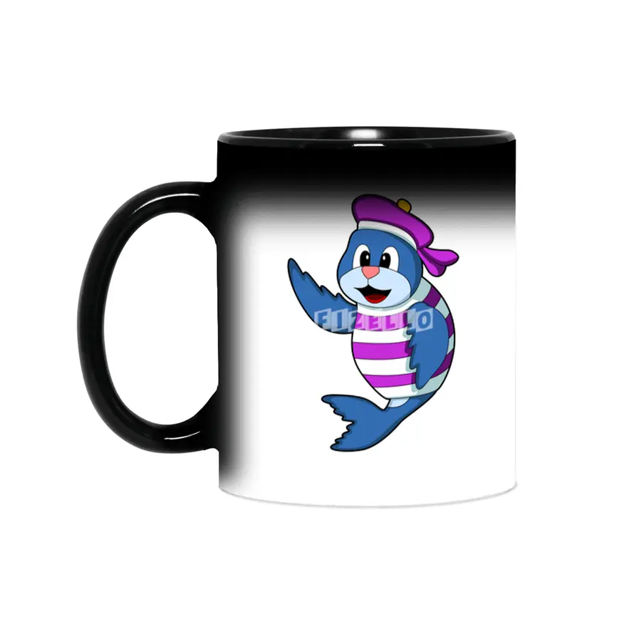 Seal as Sailor with Hat Sihirli Kupa