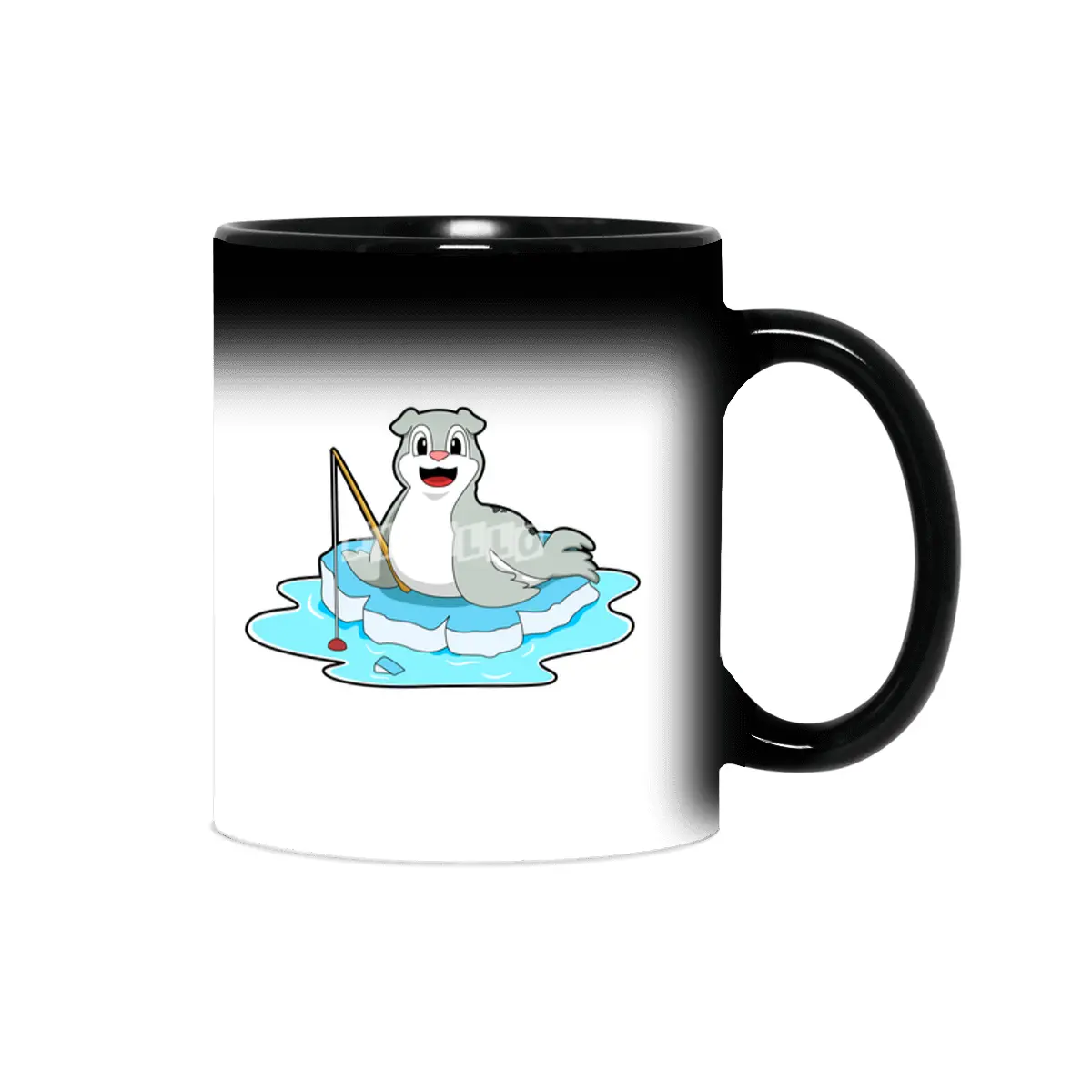 Seal at Fishing with Fishing rod Sihirli Kupa
