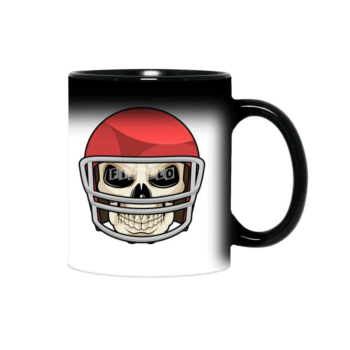 Skull Football Helmet Sihirli Kupa
