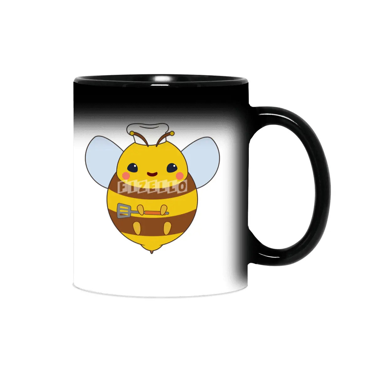 Bee as Cook with Chef's hat & Spatula Sihirli Kupa
