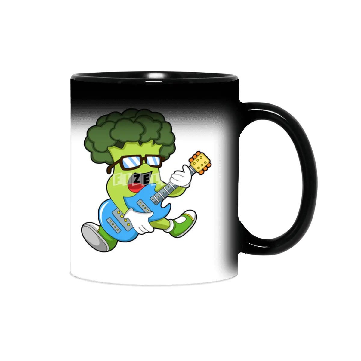 Broccoli as Musician with Guitar Sihirli Kupa