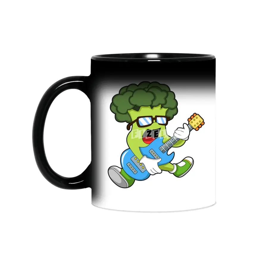 Broccoli as Musician with Guitar Sihirli Kupa