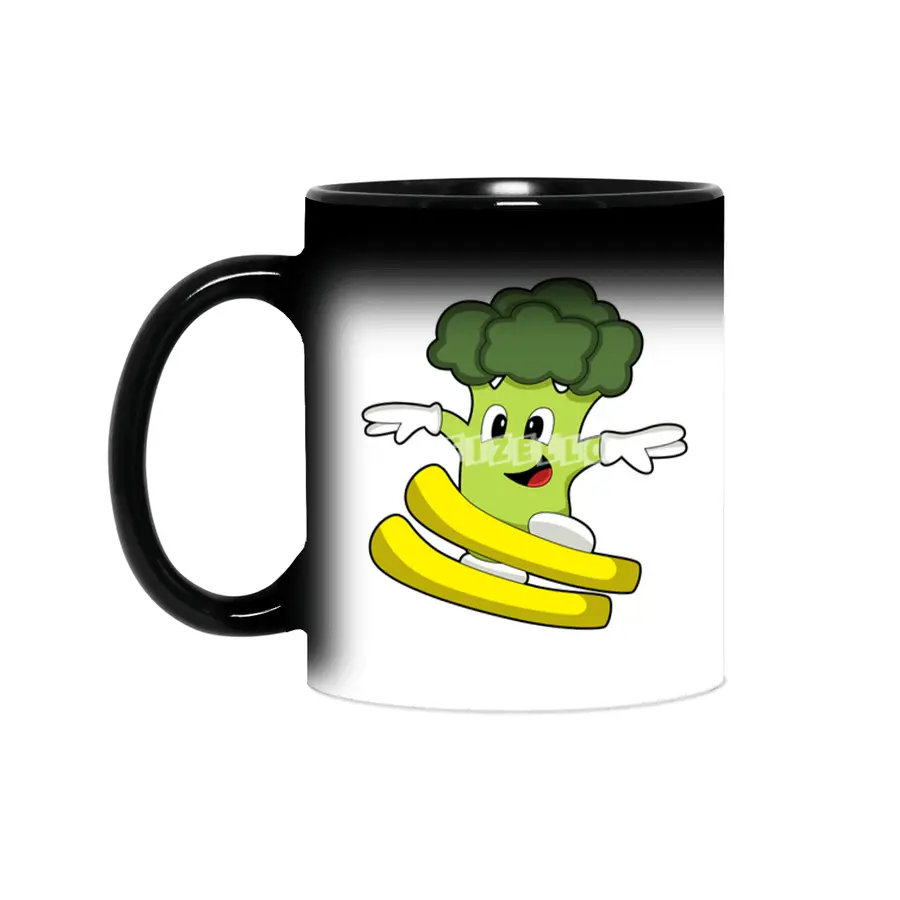 Broccoli as Skier with Ski Sihirli Kupa