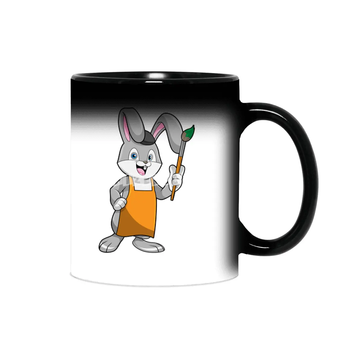 Bunny as Painter with Paint brush Sihirli Kupa