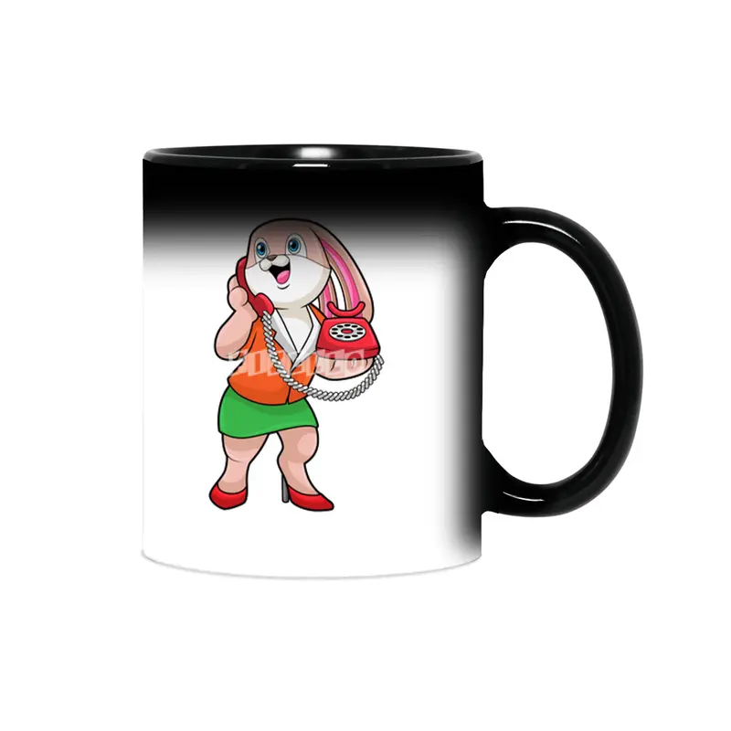 Bunny as Secretary with Phone Sihirli Kupa