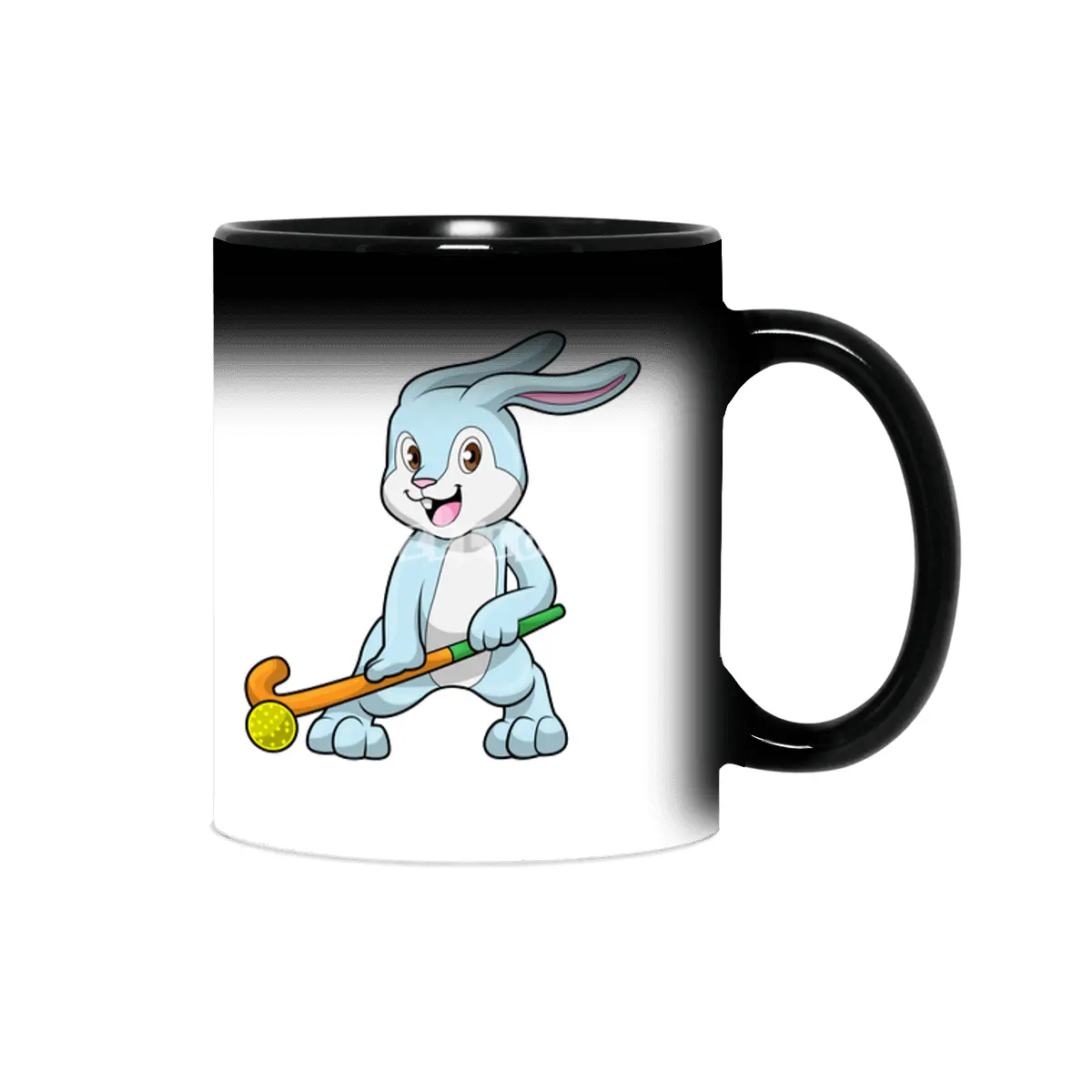 Bunny at Field hockey with Hockey stick Sihirli Kupa