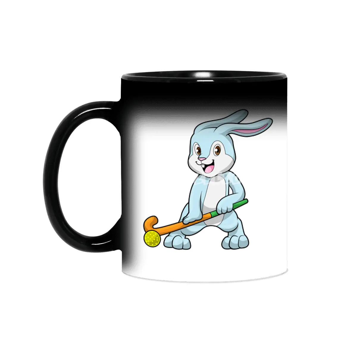 Bunny at Field hockey with Hockey stick Sihirli Kupa