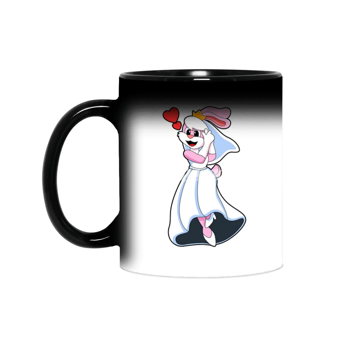 Bunny with Wedding dress & Crown Sihirli Kupa