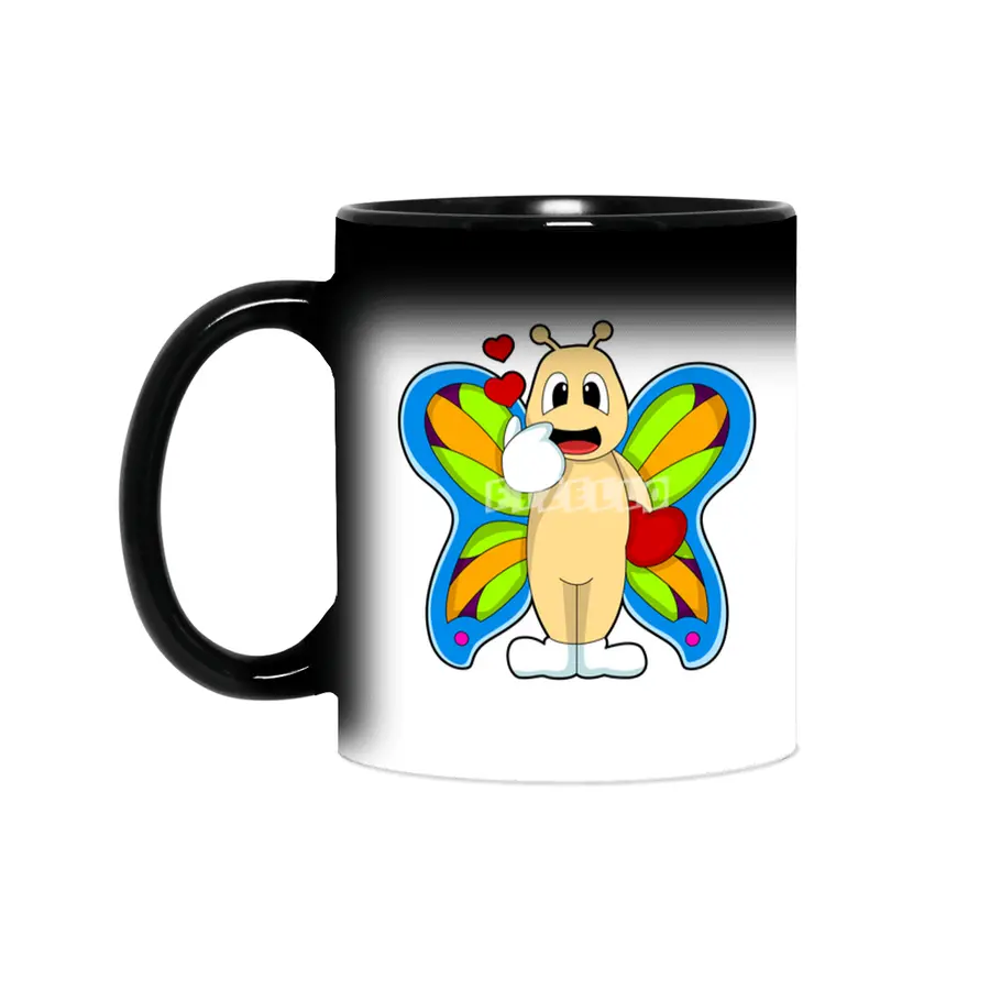 Butterfly with Heart Sihirli Kupa