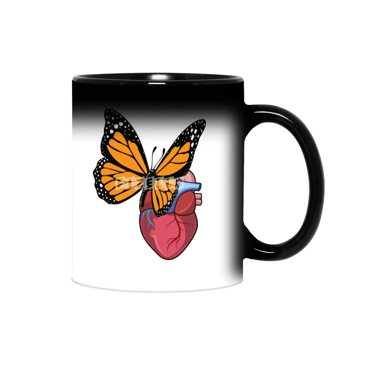 Butterfly with Heart Sihirli Kupa