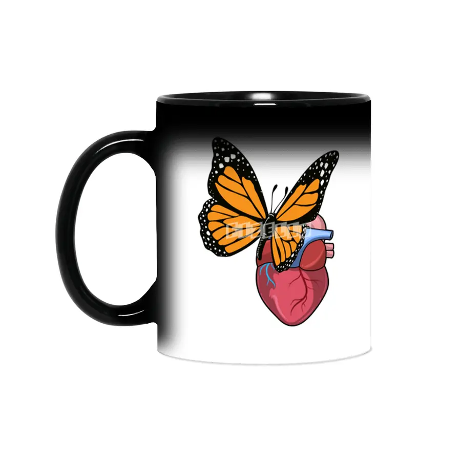Butterfly with Heart Sihirli Kupa