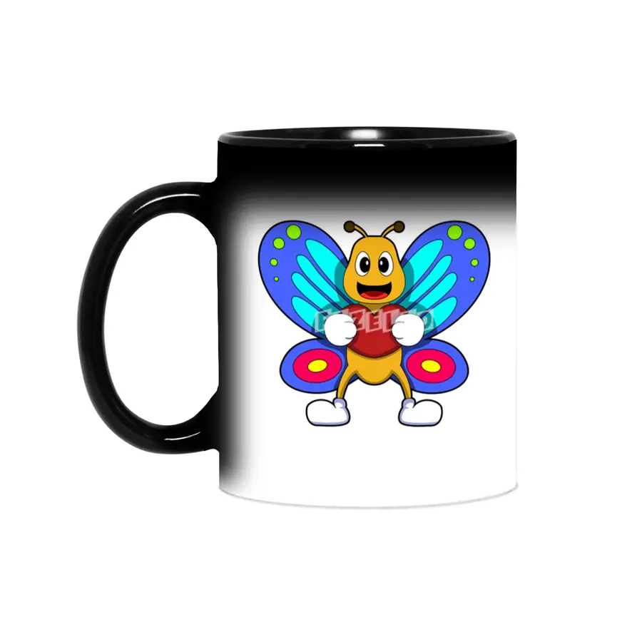 Butterfly with Heart Sihirli Kupa