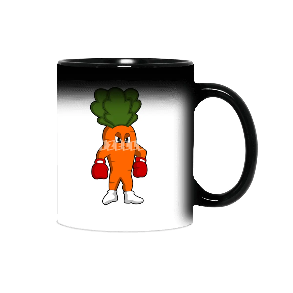 Carrot as Boxer with Boxing gloves Sihirli Kupa