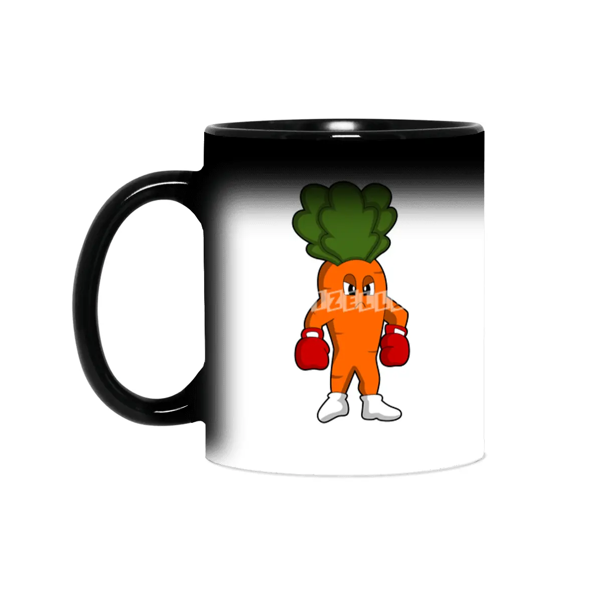 Carrot as Boxer with Boxing gloves Sihirli Kupa