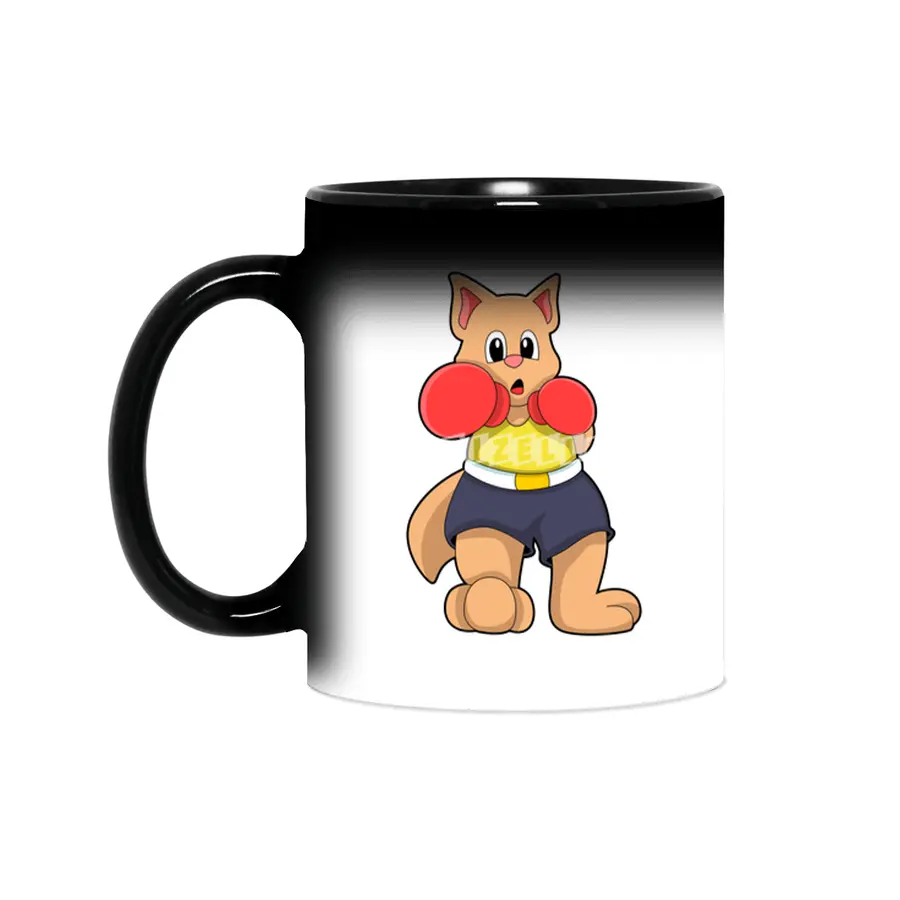 Cat as Boxer at Boxing Sihirli Kupa