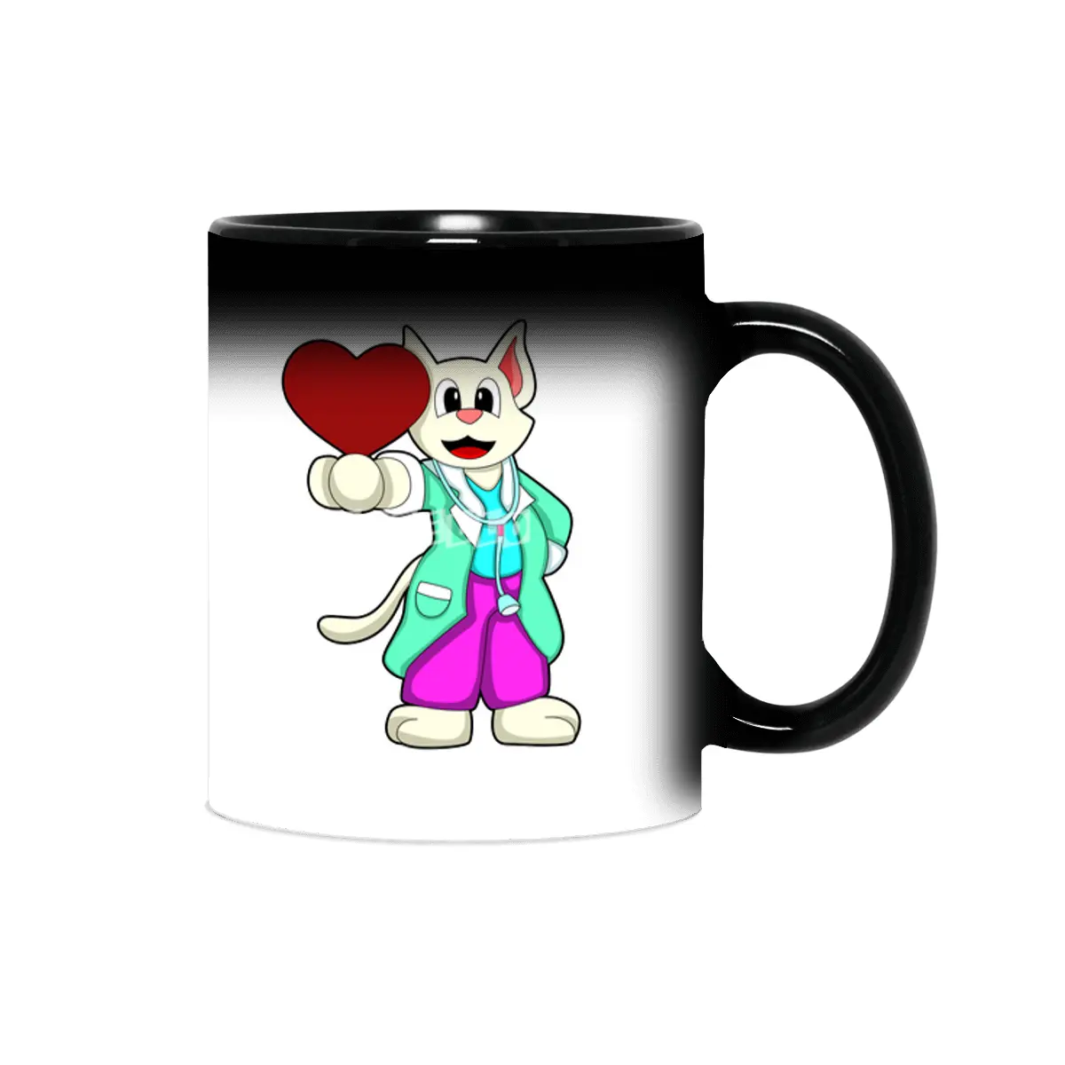 Cat as Doctor with Heart Sihirli Kupa