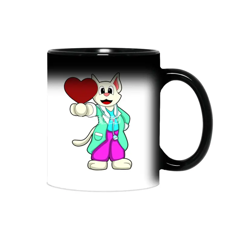 Cat as Doctor with Heart Sihirli Kupa