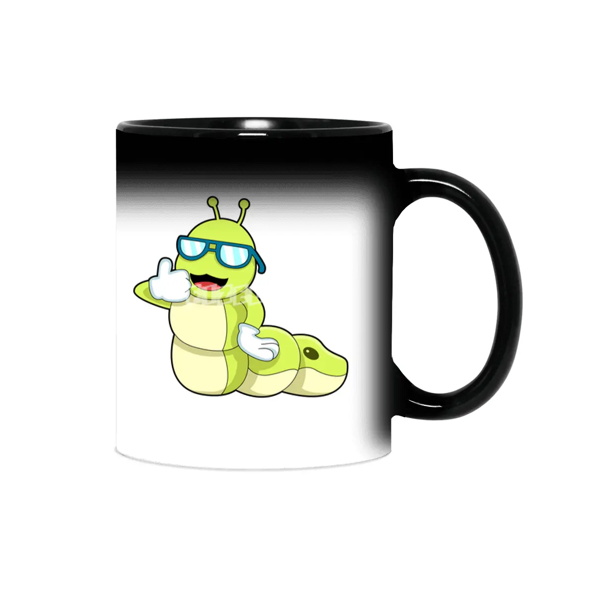 Caterpillar with Glasses Sihirli Kupa