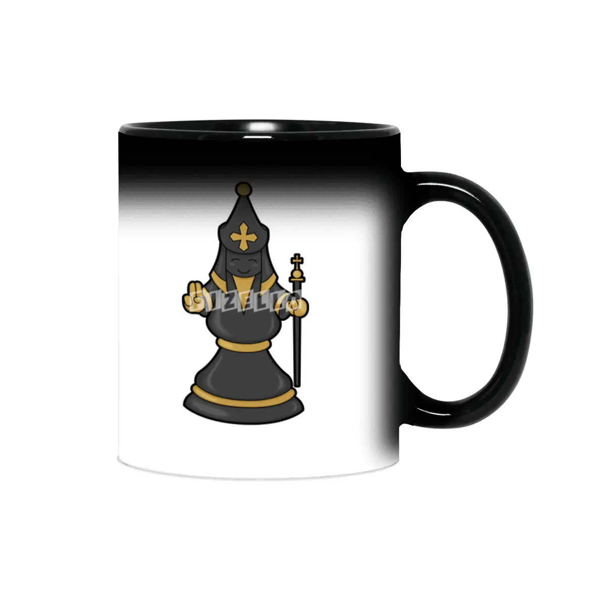 Chess piece Bishop at Chess with Staff Sihirli Kupa