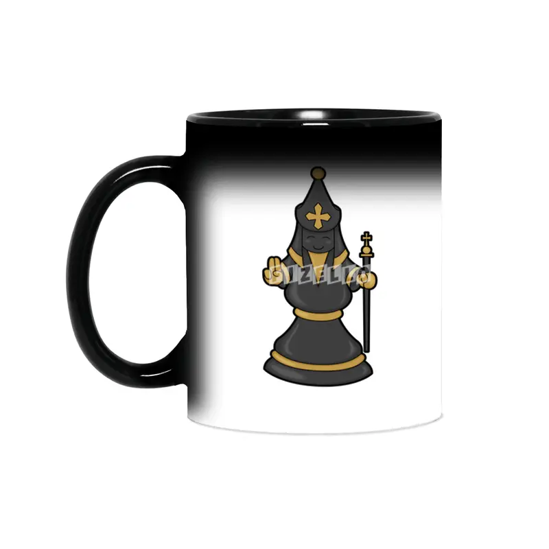 Chess piece Bishop at Chess with Staff Sihirli Kupa
