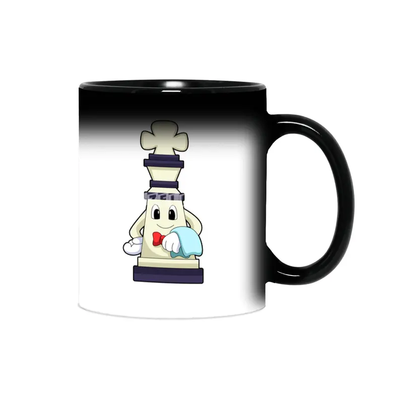 Chess piece King as Waiter with Towel Sihirli Kupa