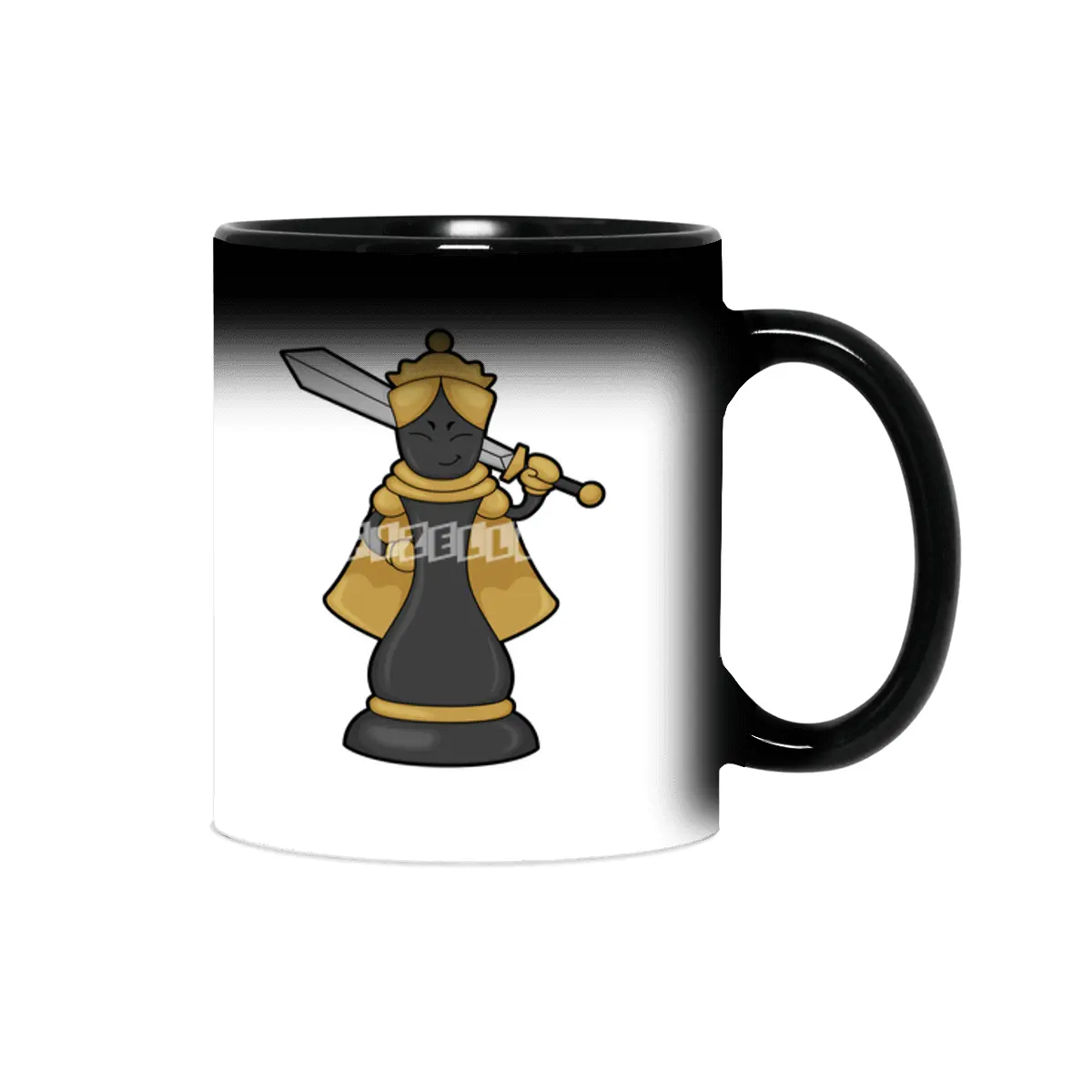 Chess piece Queen at Chess with Sword Sihirli Kupa