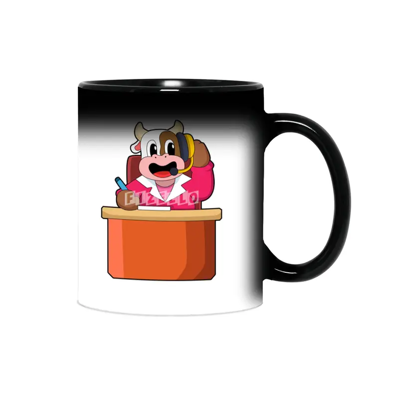 Cow as Secretary with Table Sihirli Kupa