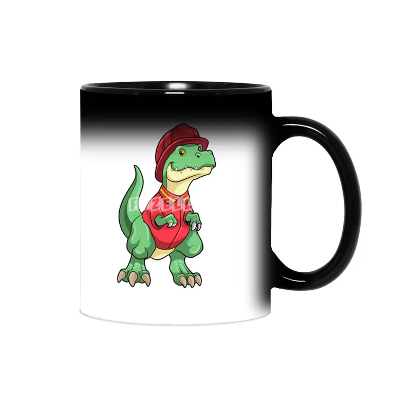Dinosaur as Firefighter with Fire helmet Sihirli Kupa
