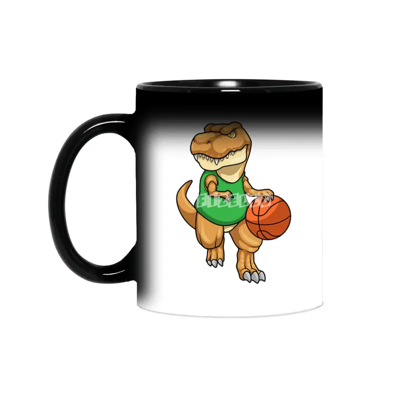 Dinosaur at Sports with Basketball Sihirli Kupa