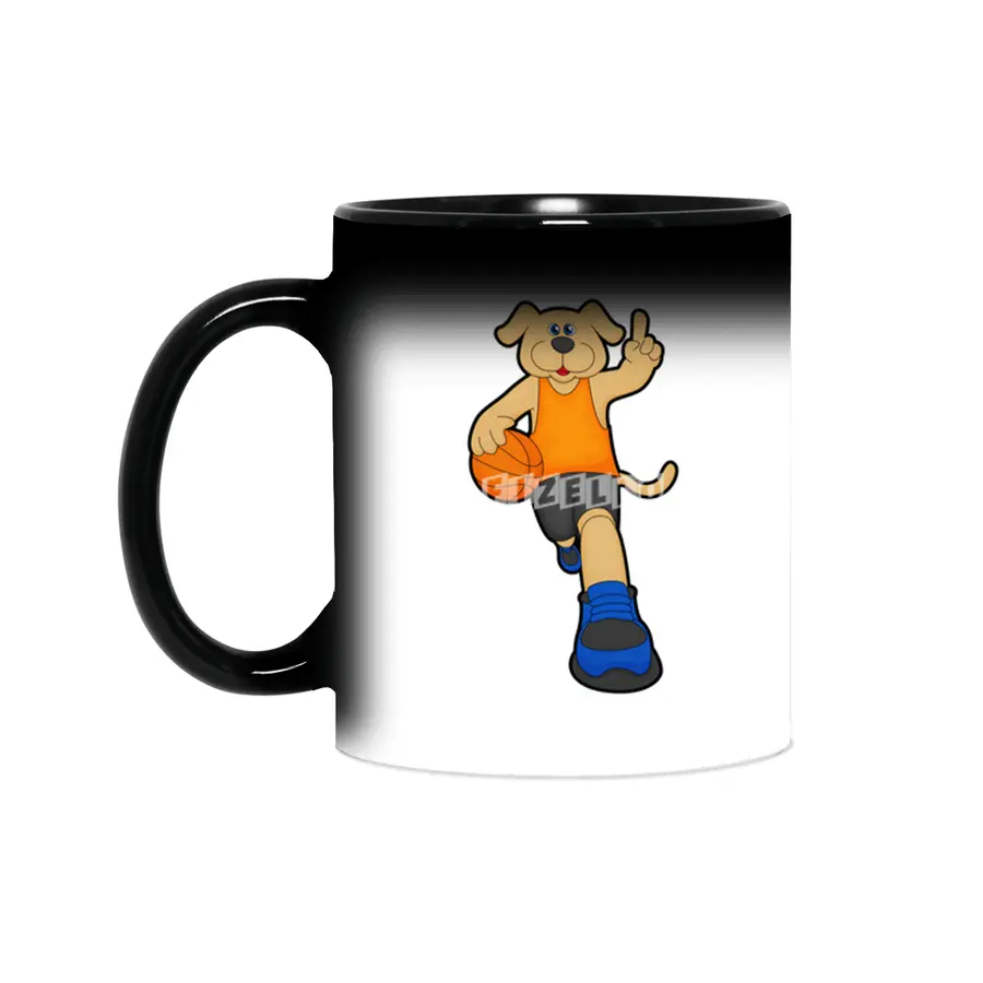 Dog as Basketball player with Basketball Sihirli Kupa