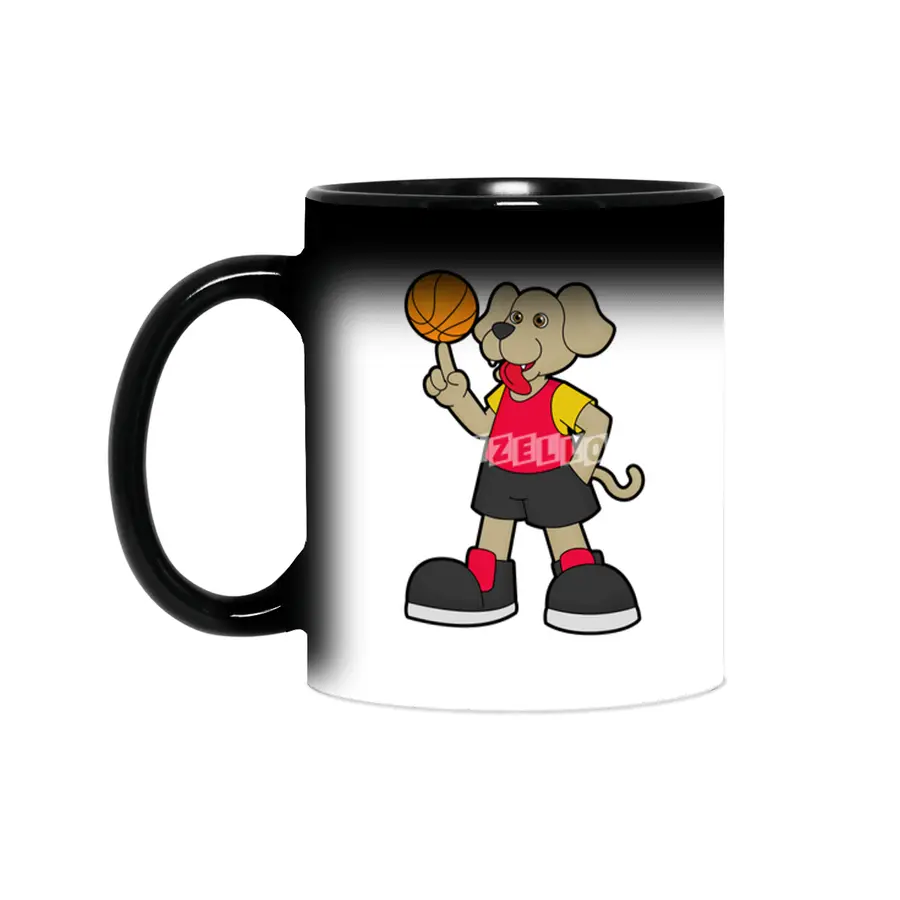 Dog as Basketball player with Basketball Sihirli Kupa