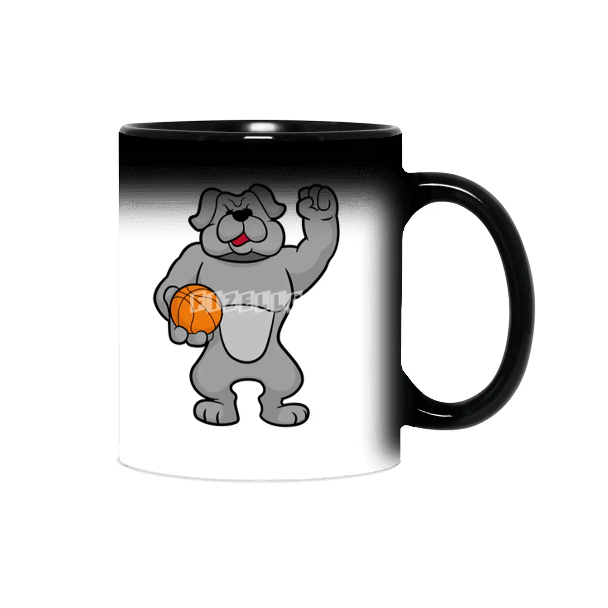 Dog as Basketball player with Basketball ball Sihirli Kupa