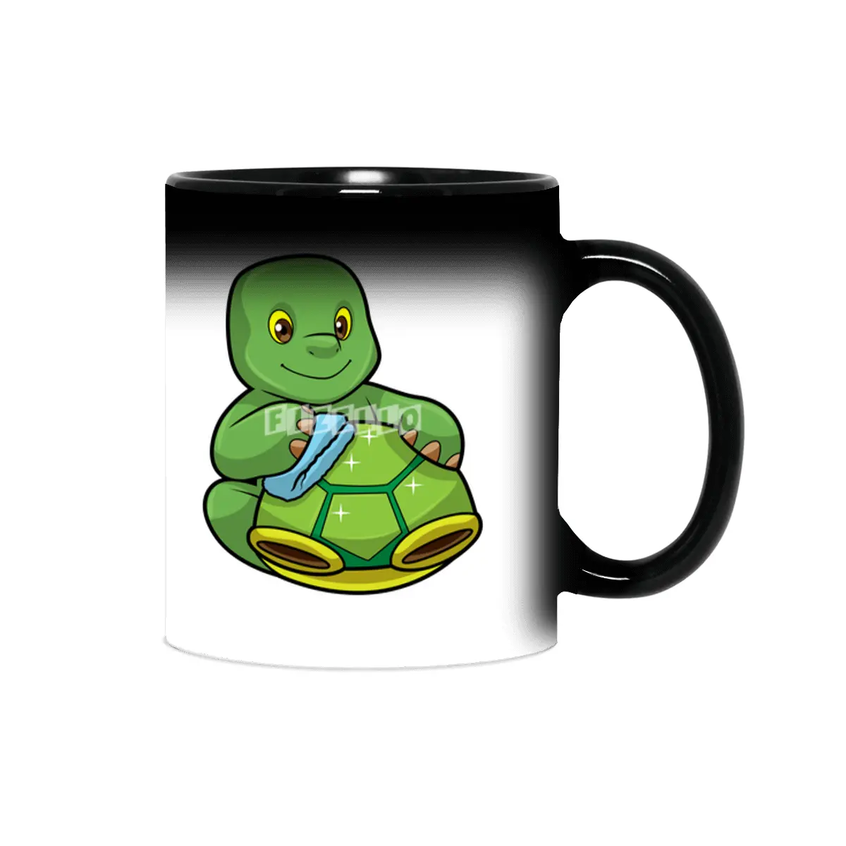 Turtle with Shell & Cleaning rag Sihirli Kupa
