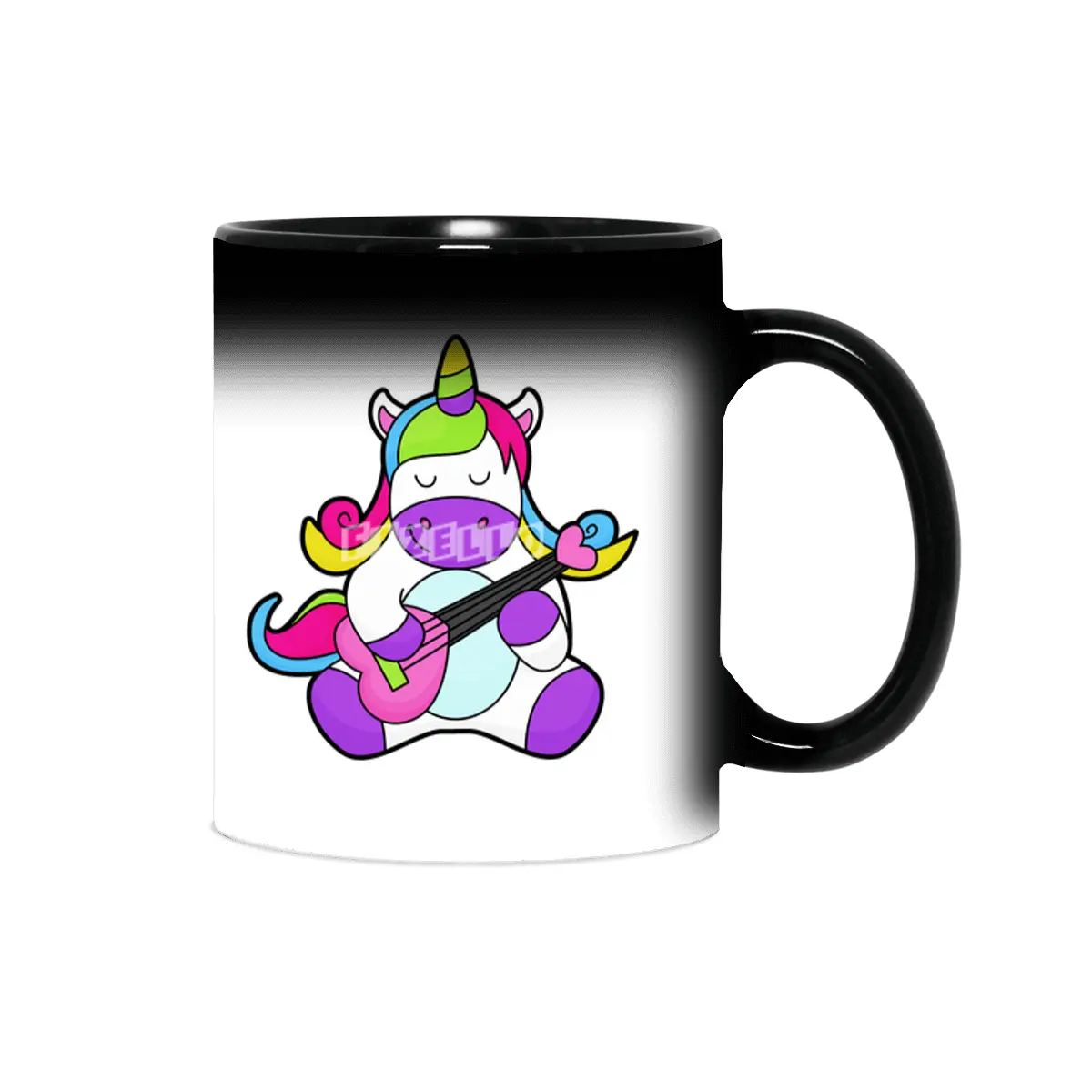 Unicorn as Musician with Guitar Sihirli Kupa
