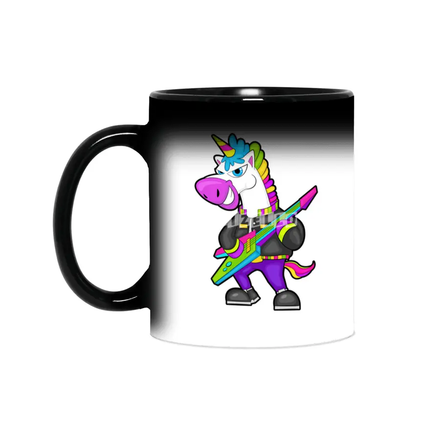 Unicorn as Musician with Guitar Sihirli Kupa