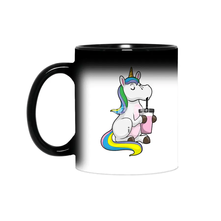 Unicorn with Bubble Tea Sihirli Kupa