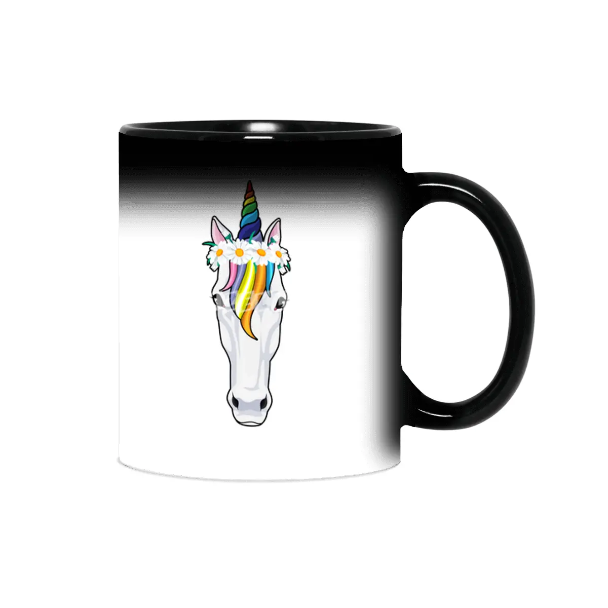 Unicorn with Flowers Sihirli Kupa