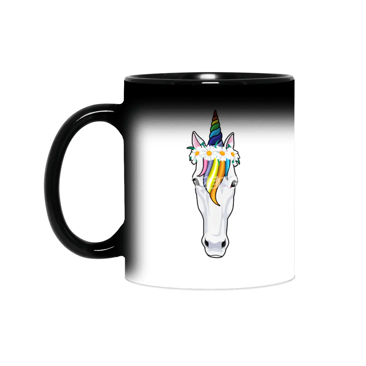 Unicorn with Flowers Sihirli Kupa