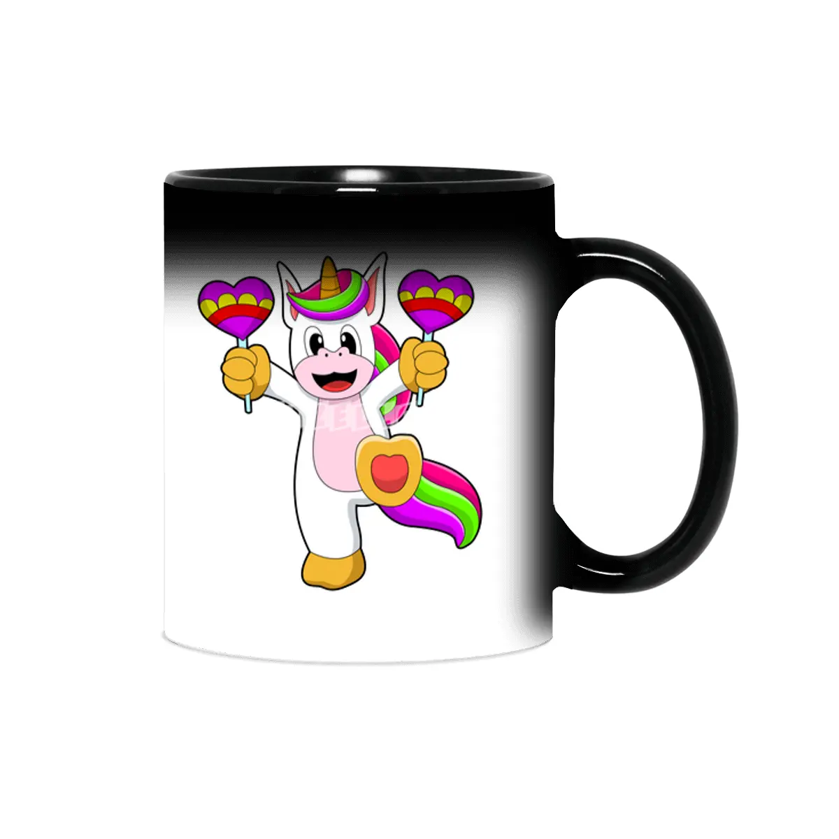 Unicorn with Hearts Sihirli Kupa