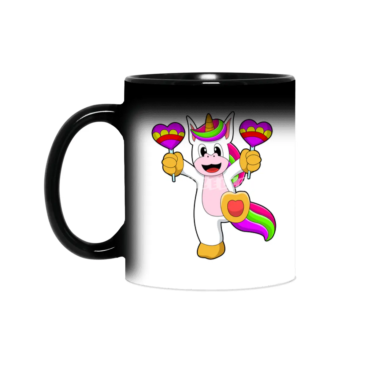 Unicorn with Hearts Sihirli Kupa